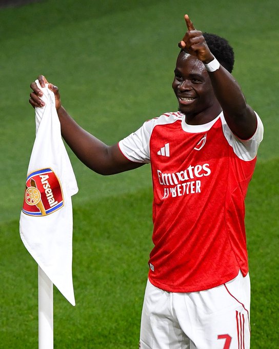 BUKAYO SAKA SIGNS NEW LONG TERM DEAL WITH ARSENAL